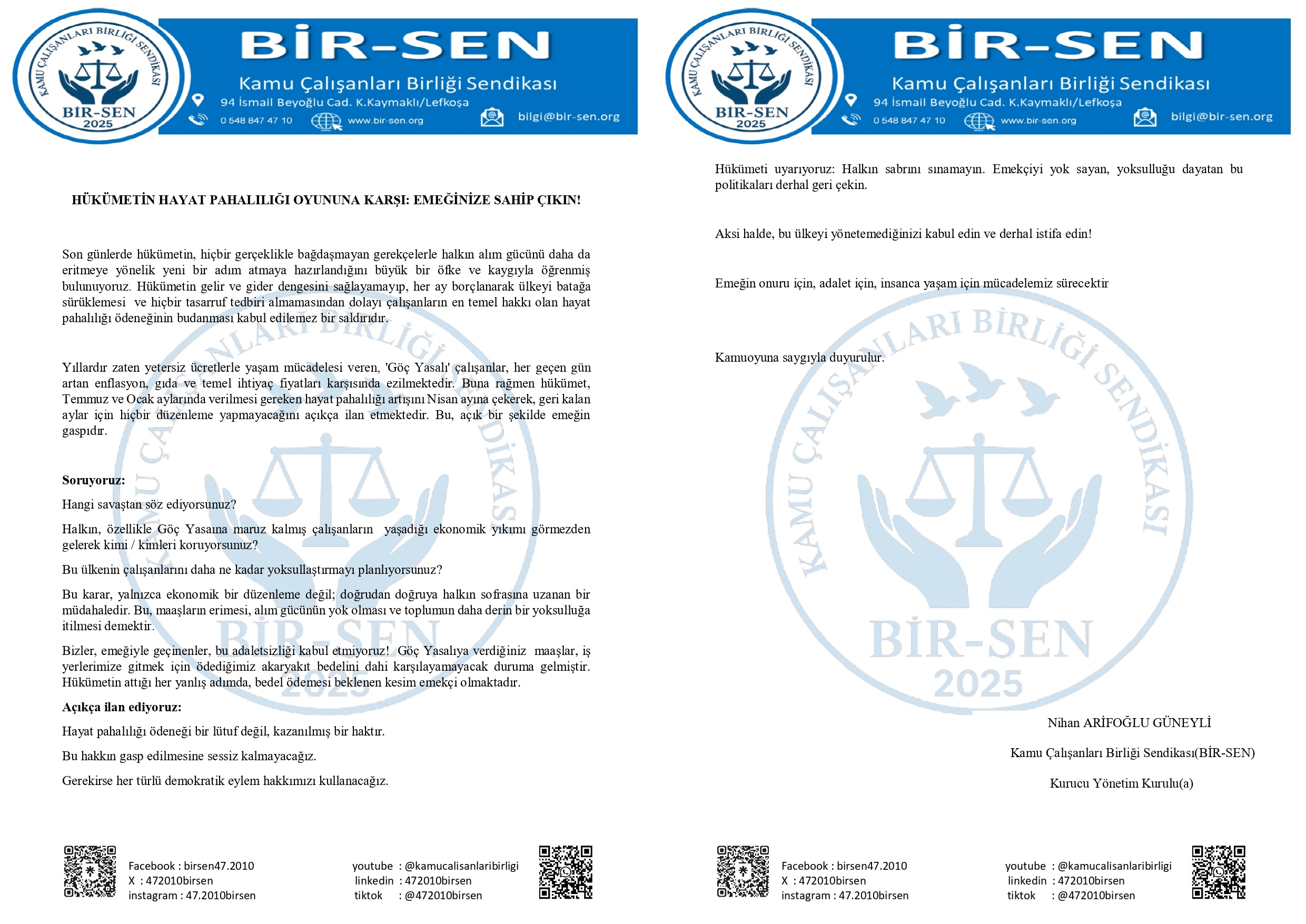 19 Mart 2026 tarihli Kamuoyu Duyurusu